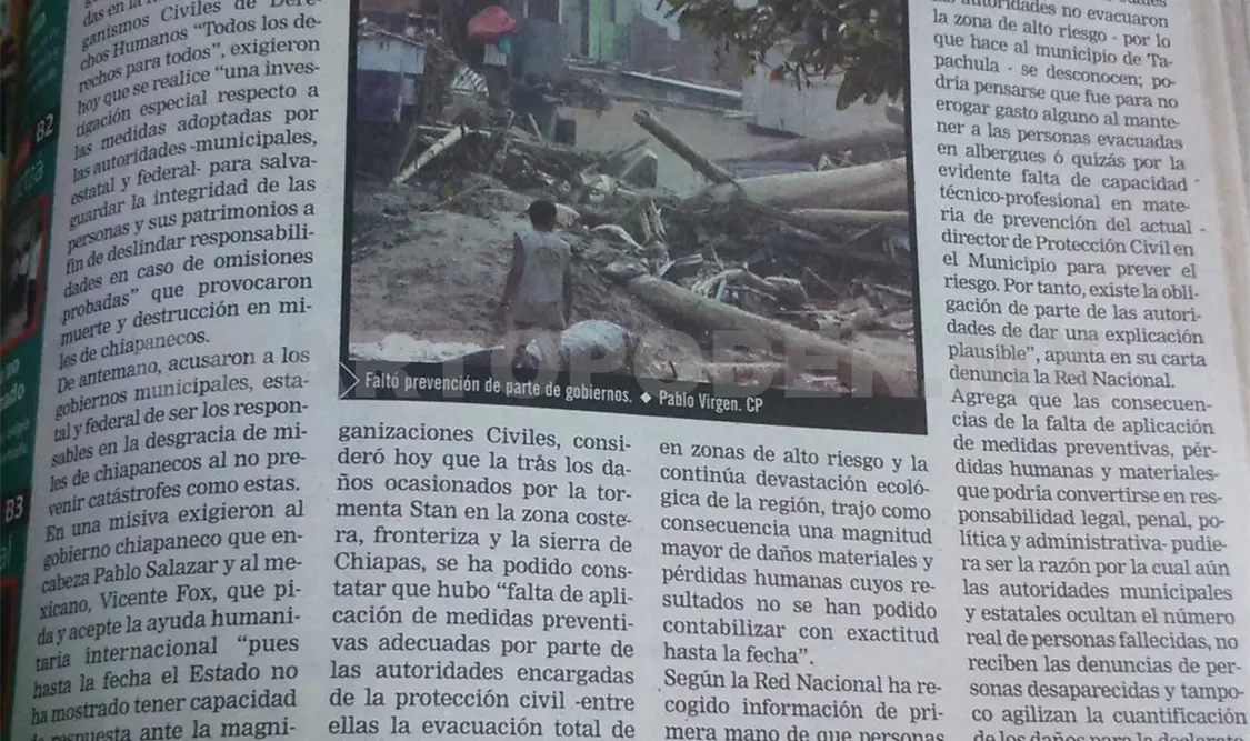 Faltó prevención de parte del Gobierno, denunciaron organismos defensores de derechos humanos. CP