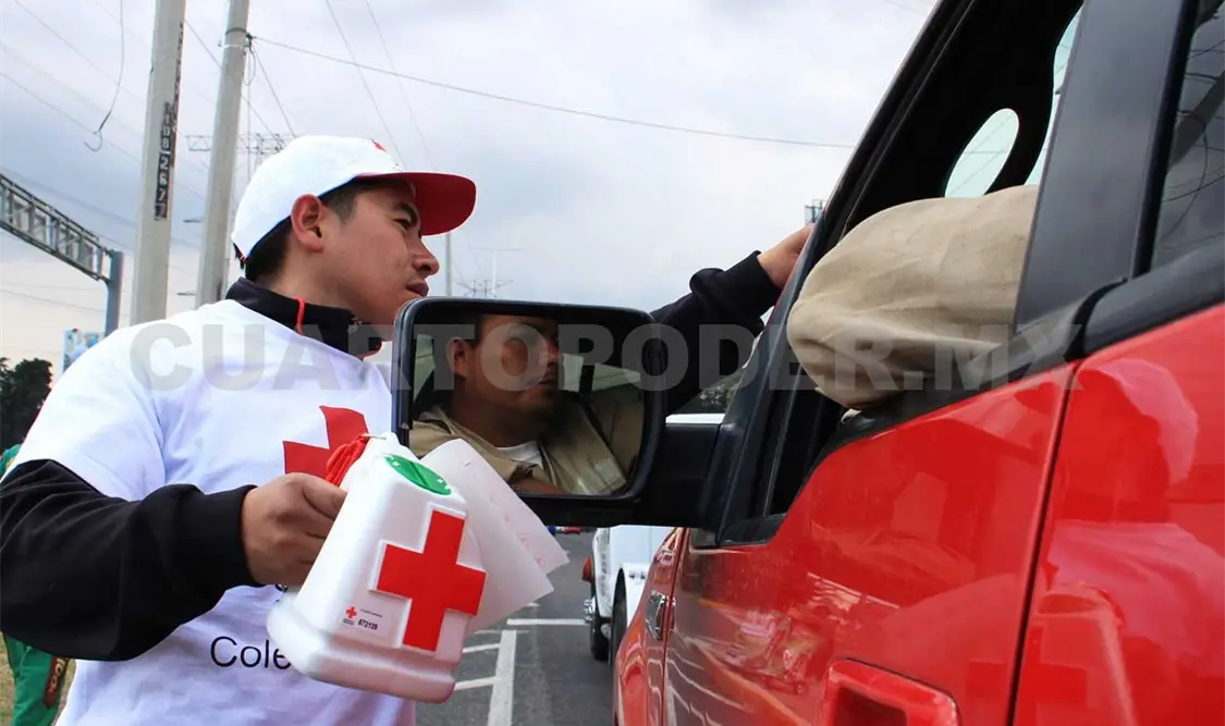 Exhorta Cruz Roja a la ciudadanía a ser generosa en la Colecta Anual, en cualquier tiempo, porque la captación es permanente. CP
