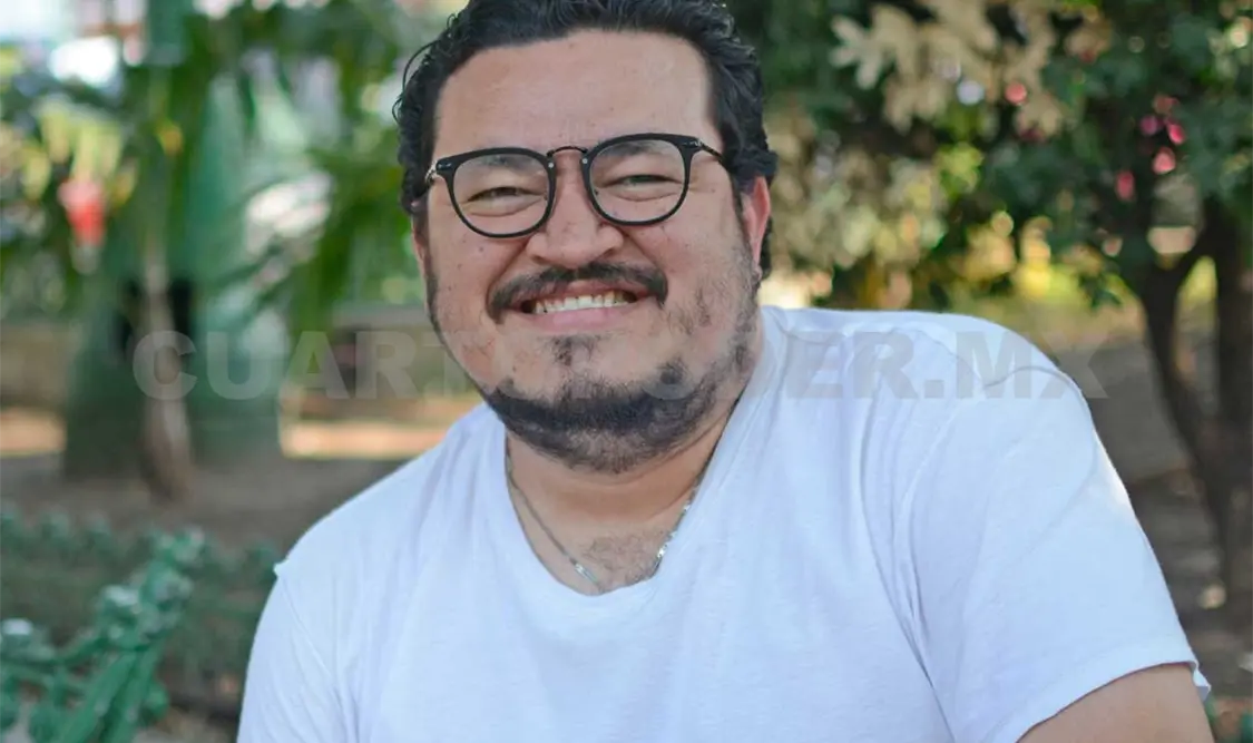 Gerasio Contreras desde el parque de la Marimba