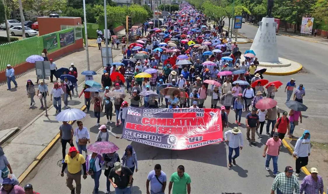 Marcha genera incertidumbre en los comerciantes