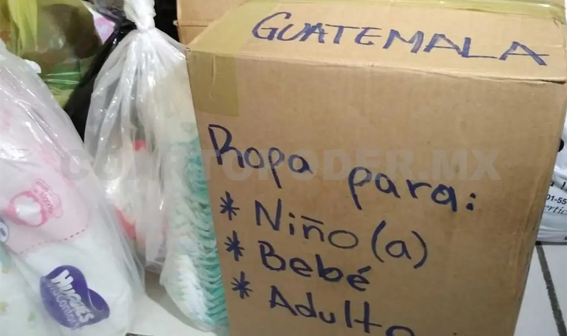 Recaudan víveres para damnificados de Guatemala