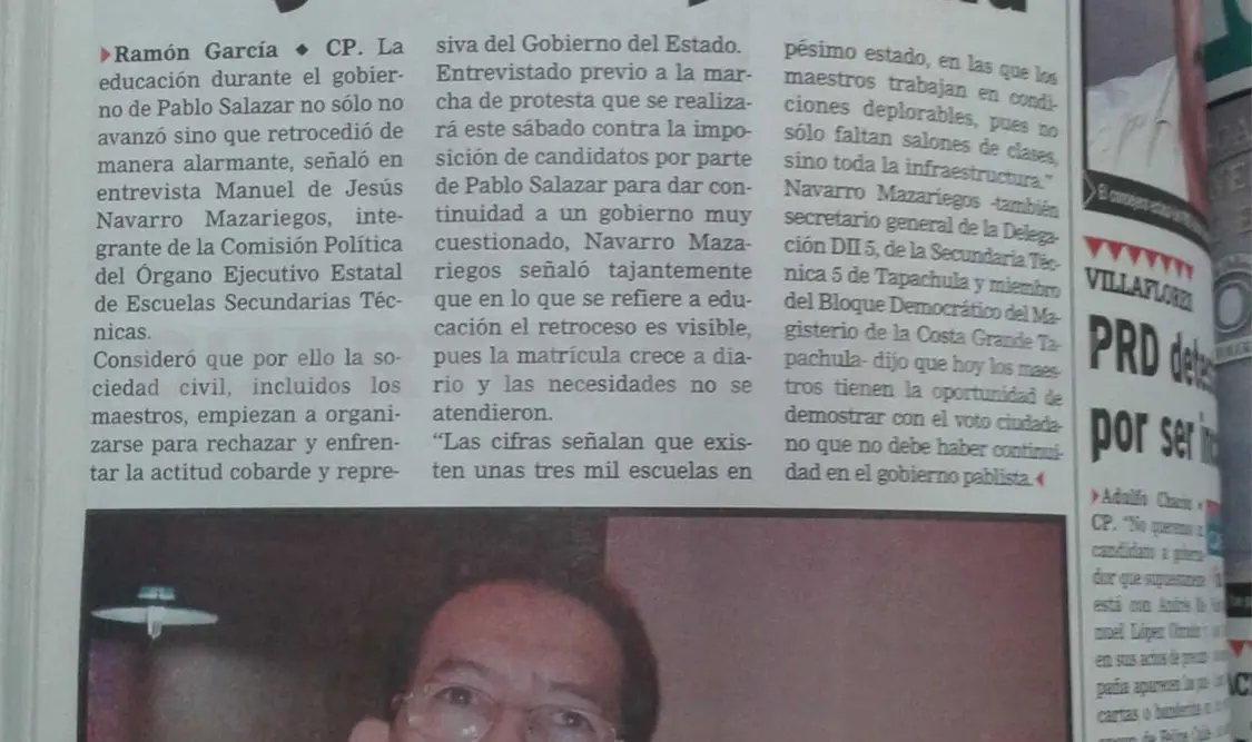 Siniestro pasado: Retraso educativo en gestión pablista