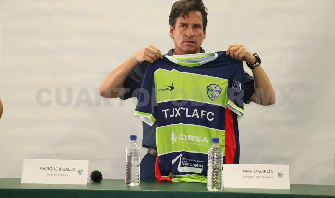 Presentaron a Mario García como nuevo DT