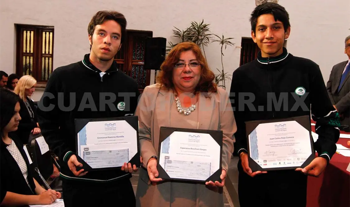 Alumnos ganan Premio Nacional Juvenil del Agua
