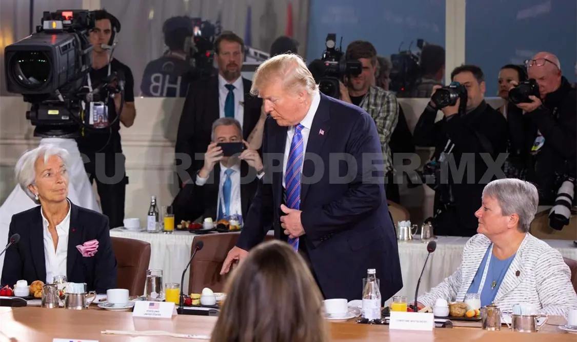 Trump adelantó su salida de la reunión del G7 para reunirse con Kim Jong-un, en “misión de paz”. AP