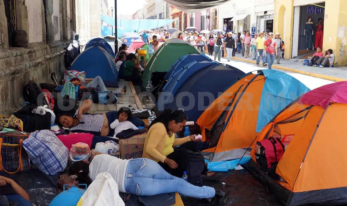 Magisterio acuerda mantener paro en Oaxaca