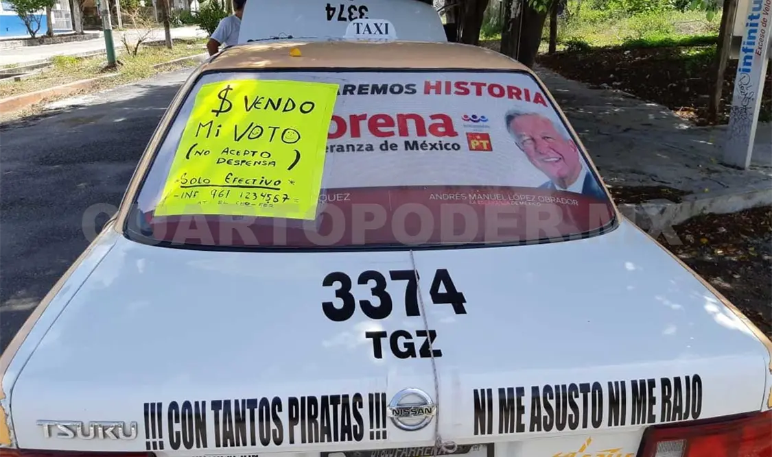 Hastío de política genera venta de votos