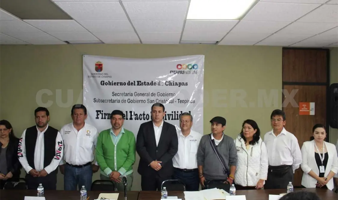 Candidatos firman Pacto de Civilidad en SCLC
