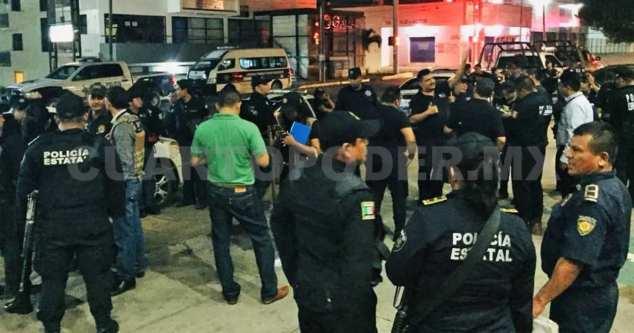 Aspecto del recorrido por la madrugada. CP