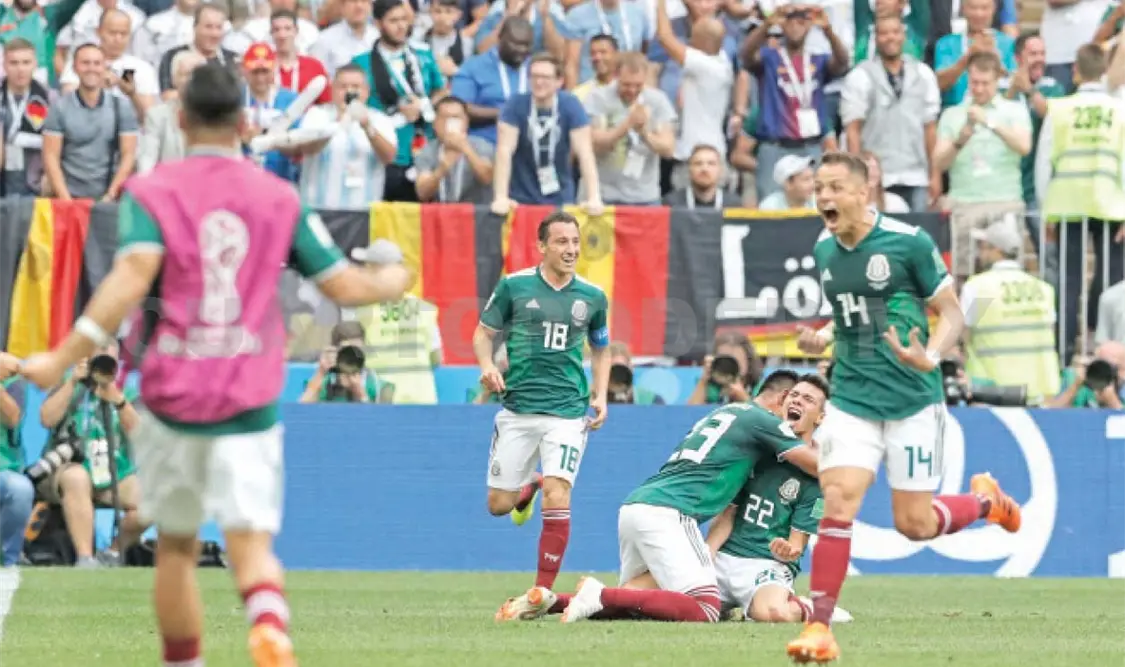 México se luce y hace historia ante Alemania