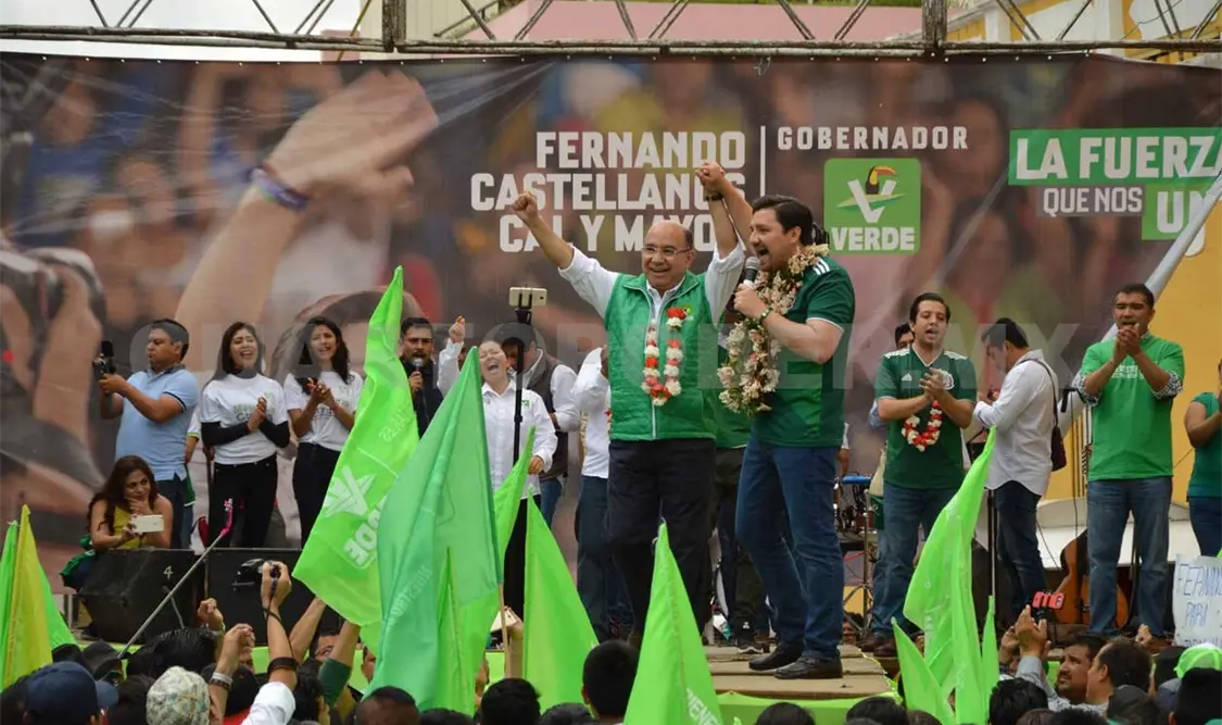 Recibe Gómez Aranda respaldo de Castellanos