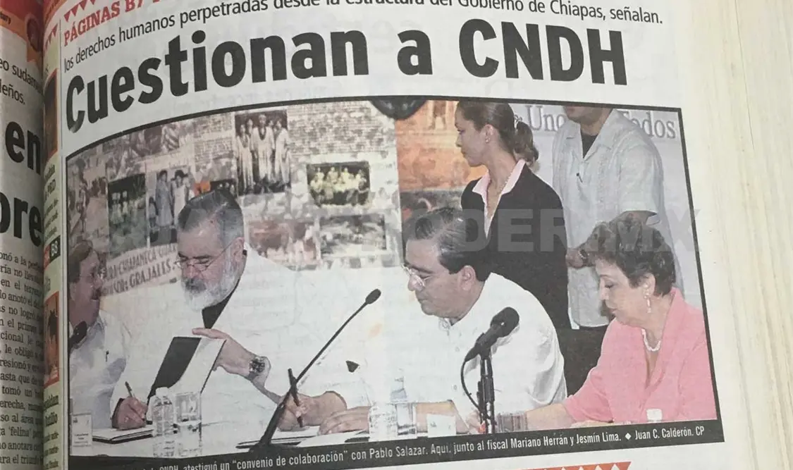 Siniestro pasado: Frayba cuestiona “tibieza” de la CNDH