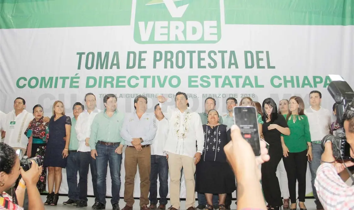 Renuncia líder del PVEM