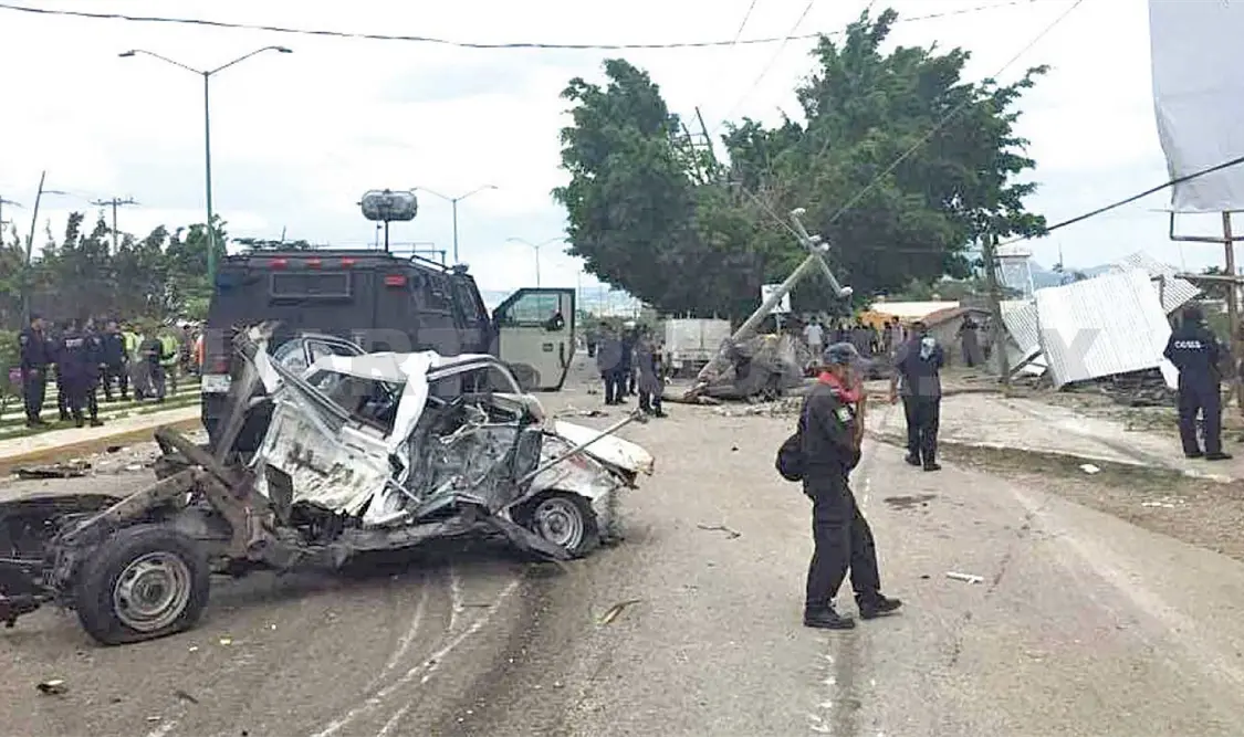 Siete muertos y nueve heridos, al quedarse sin frenos un tráiler en el retén “La Pochota”