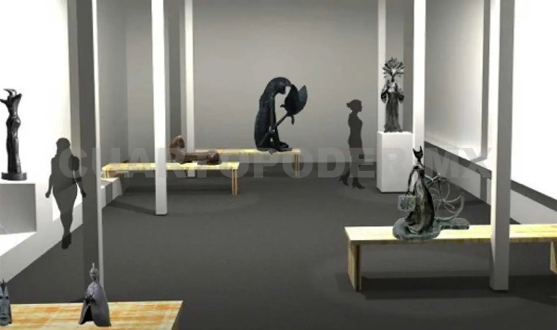 Imagen de la futura casa de las obras de Leonora Carrington. Cortesía
