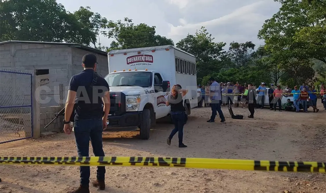 Ocupante de un camión fue asesinado de tres balazos