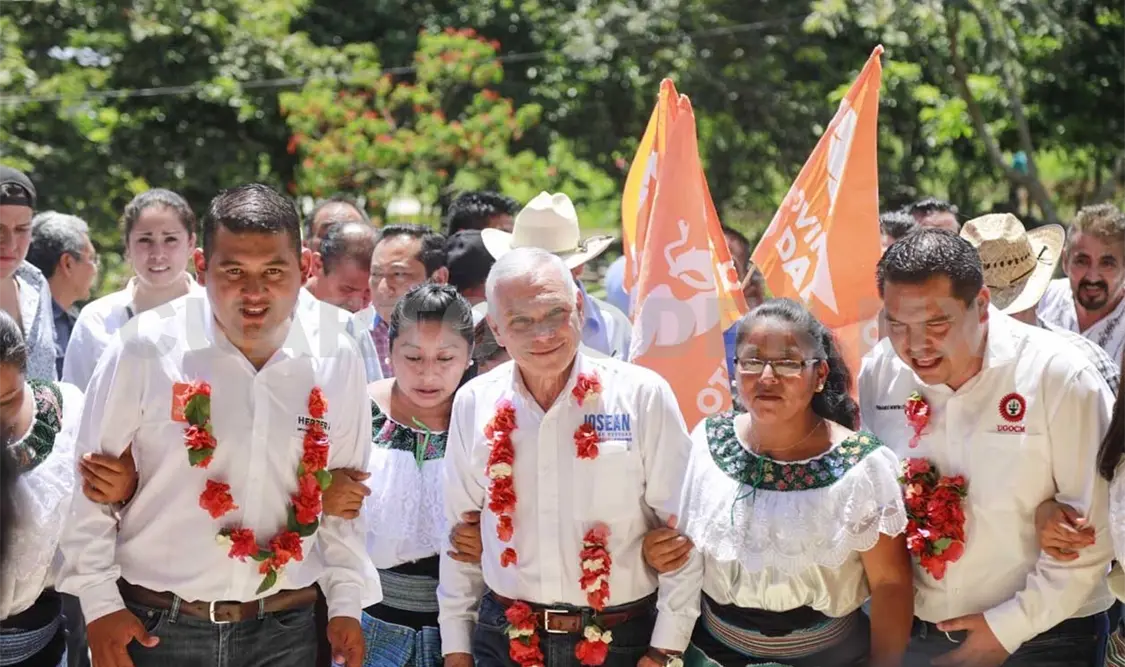 El candidato de la coalición Por Chiapas al Frente José Antonio Aguilar Bodegas. CP
