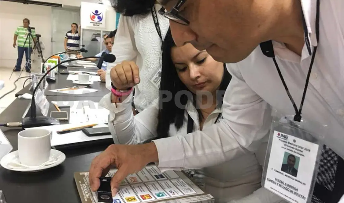 Entregan material electoral a los presidentes de casilla