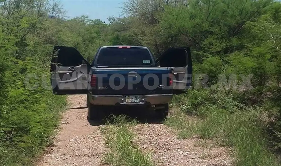 Hallan hombre muerto en camioneta abandonada