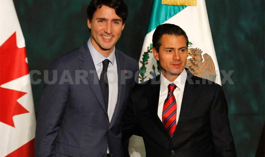 Peña y Trudeau hablan de TLCAN y aranceles de EU
