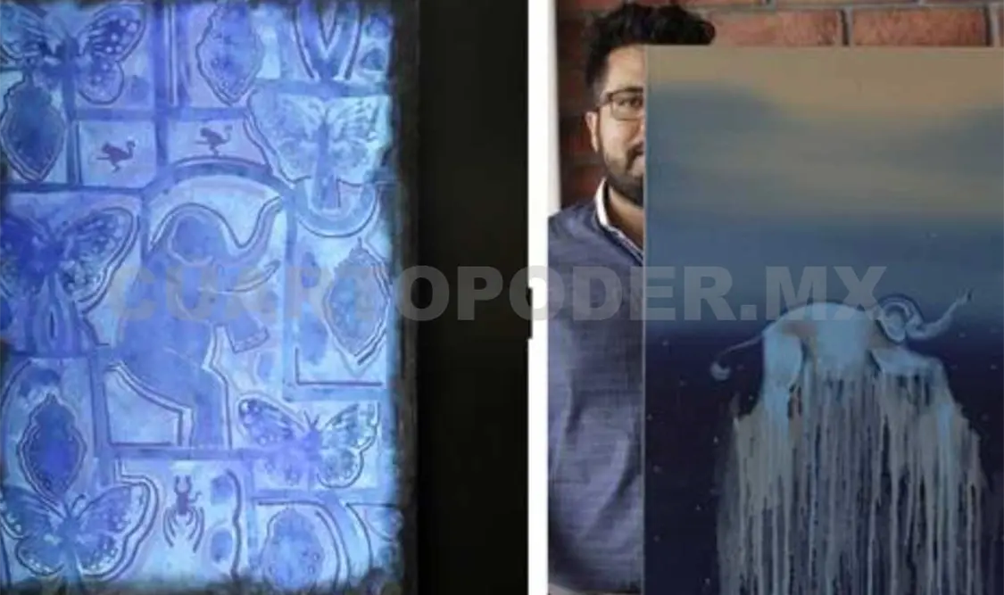 El artista presenta en el Senado la exposición “Los brujos”. Cortesía
