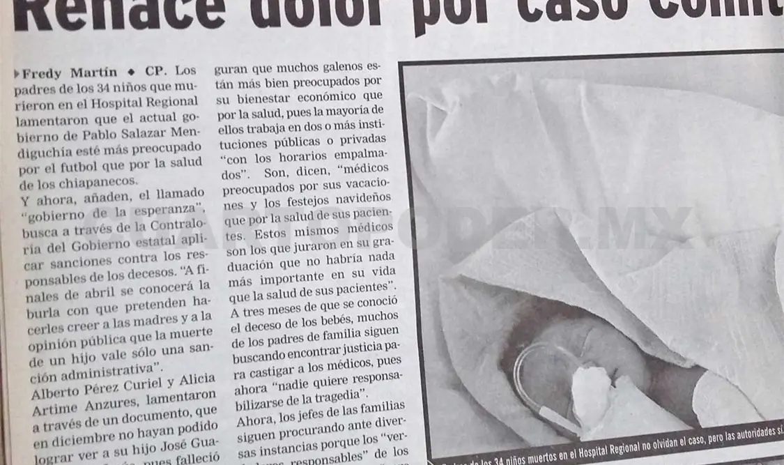 Los jefes de familias exigen que los “verdaderos responsables” sean castigados severamente. CP