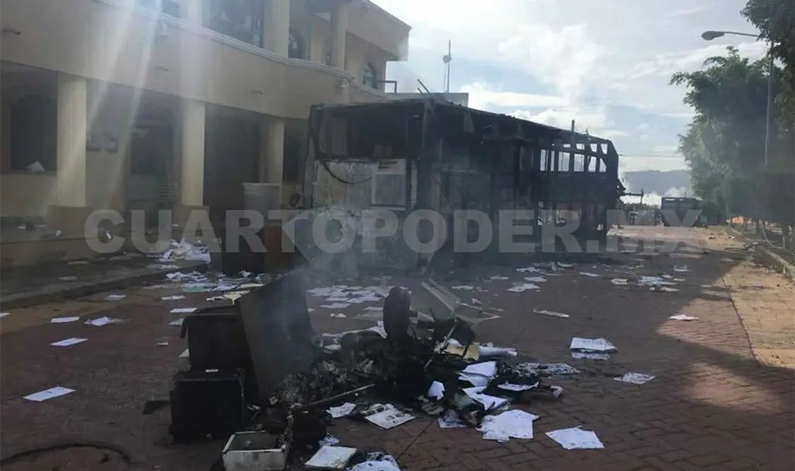 Daños a Edificios y dos muertos en conflictos poselectorales