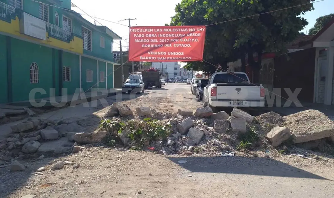 Acuerdan cerrar vialidad hasta que concluyan obra