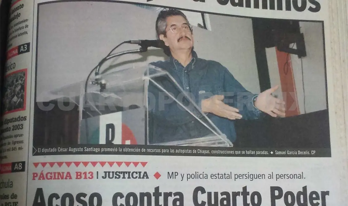 Siniestro pasado: Hostigan a Cuarto poder