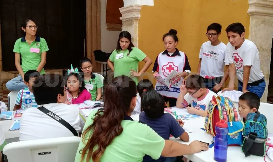Se busca que la población infantil aprenda sobre riesgos y el cómo prepararse para posibles emergencias CP.