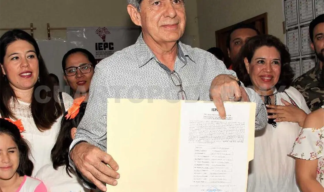 Carlos Morales Vázquez, presidente municipal electo. CP.