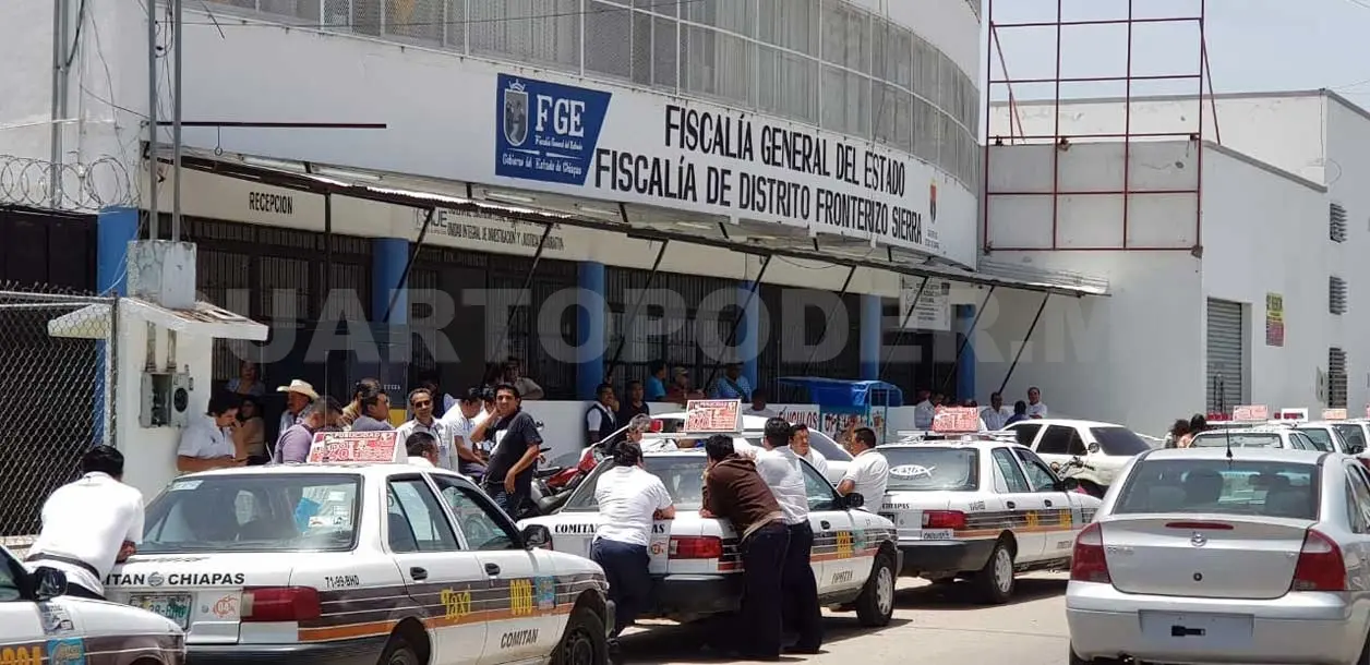 Transportistas realizan reclamos ante la fiscalía