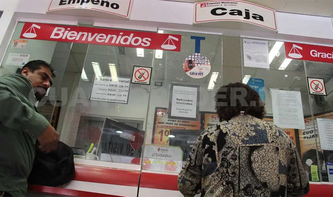 Bajan empeños hasta un 22 por ciento