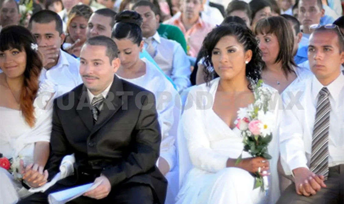 Varones privados de la libertad contrajeron matrimonio civil, con lo que aseguraron los derechos de sus familias. Agencias