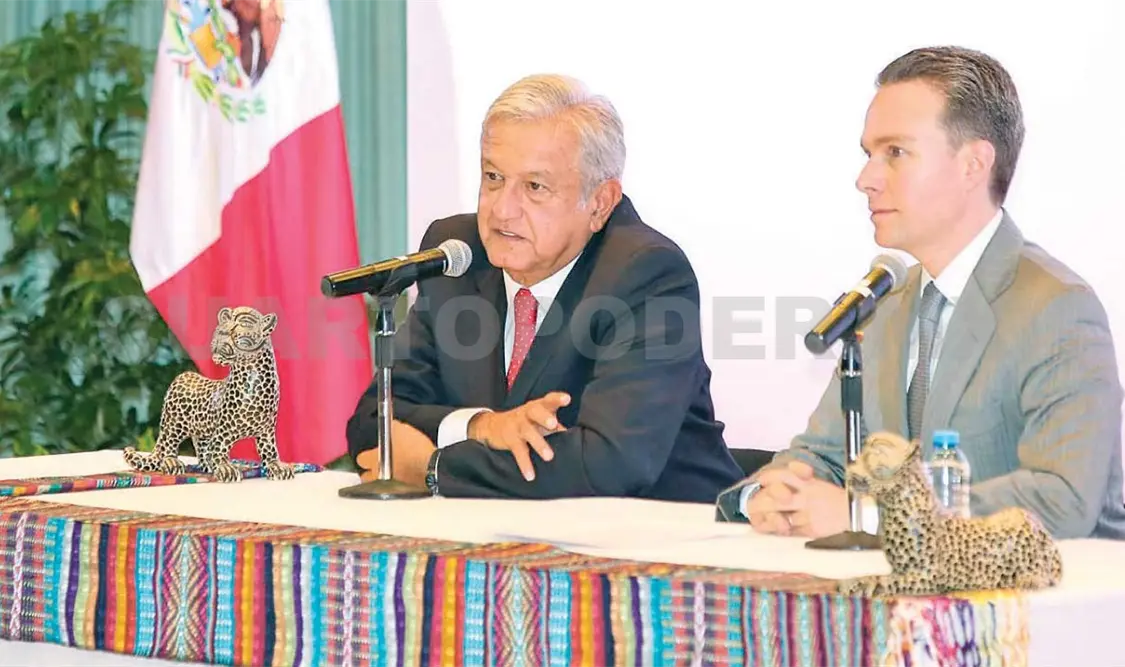 Estrecha coordinación en Plan de Seguridad: Velasco y AMLO