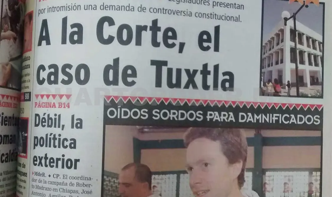 Siniestro pasado: El gobierno de Pablo Salazar no da cuentas