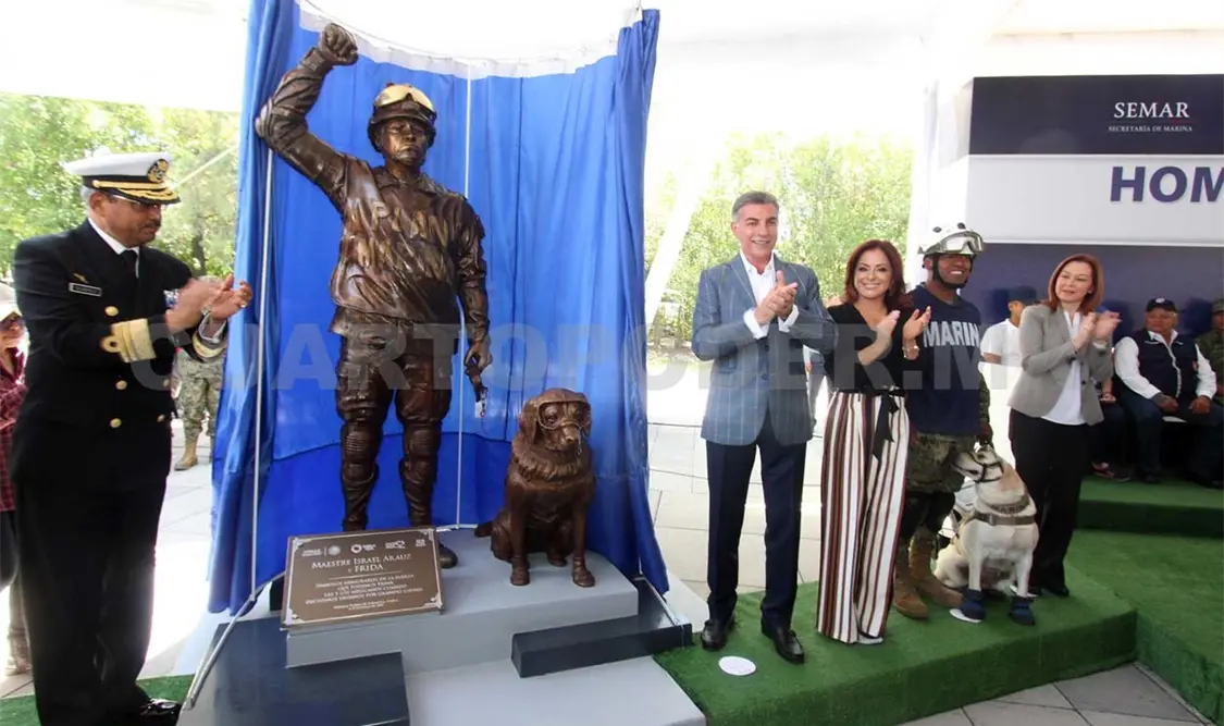 Frida ya tiene su estatua