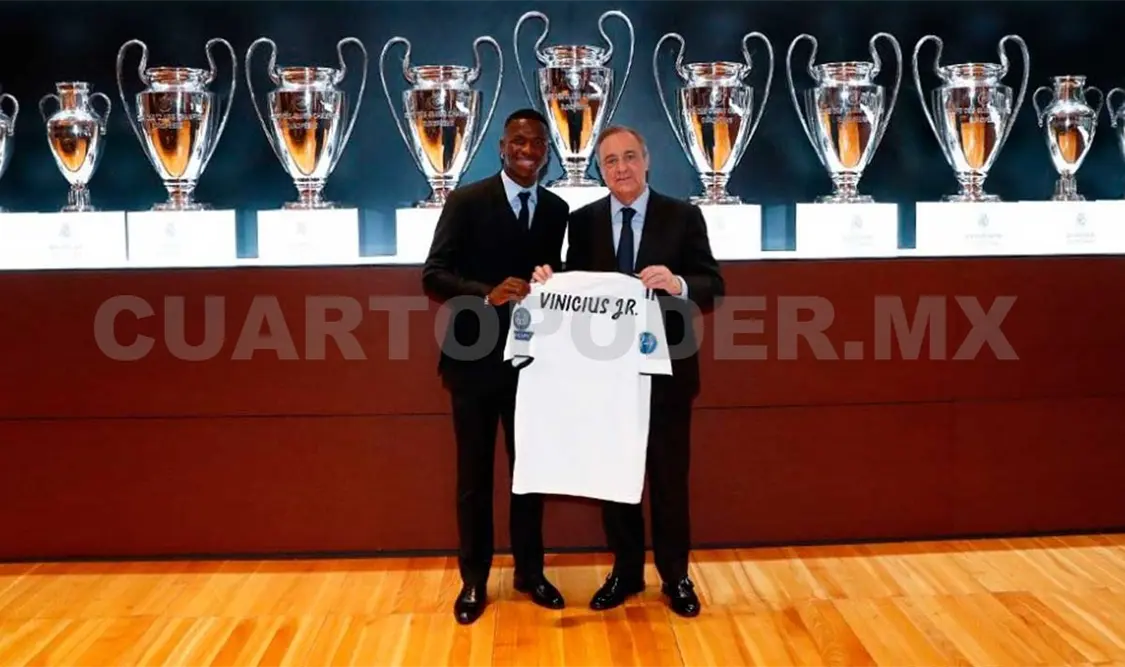 Real Madrid presenta al brasileño Vinicius Jr.