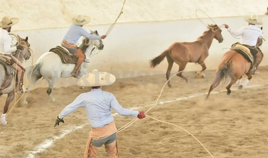 Las tres mejores puntuaciones de la fase de semifinales estarán en la gran final del domingo al mediodía en la casa de los Charros de Tuxtla. Cortesía