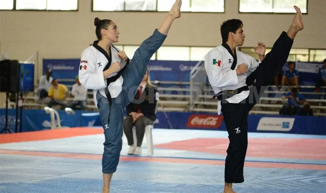 Mexicanos con oro en taekwondo de formas