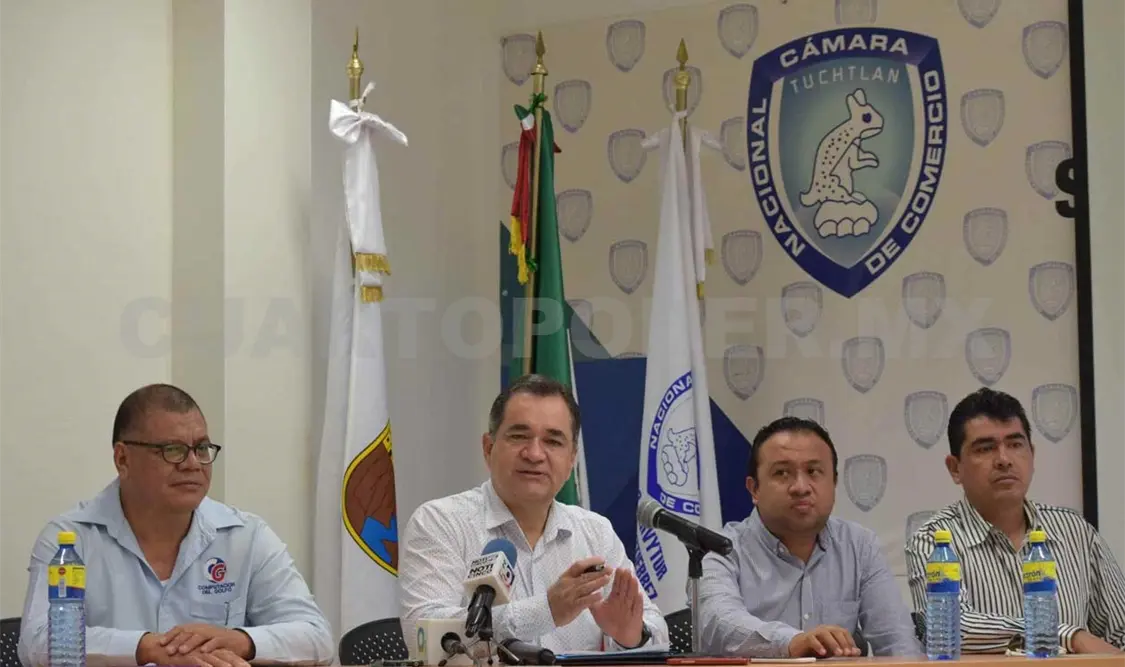 Óscar Gabriel Corzo Tovilla, presidente de Canaco Tuxtla. CP