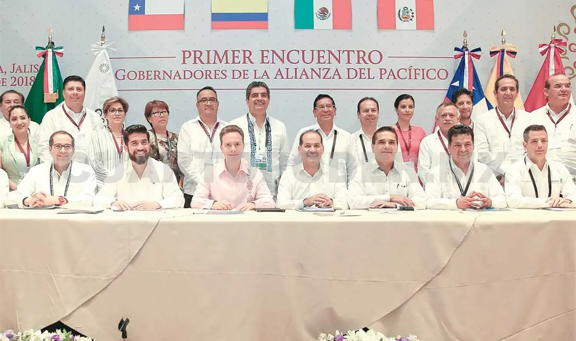 El gobernador de Chiapas subrayó que actualmente se tiene una sociedad comercial, caminando unidos en un mismo bloque a través de la Alianza del Pacífico. CP