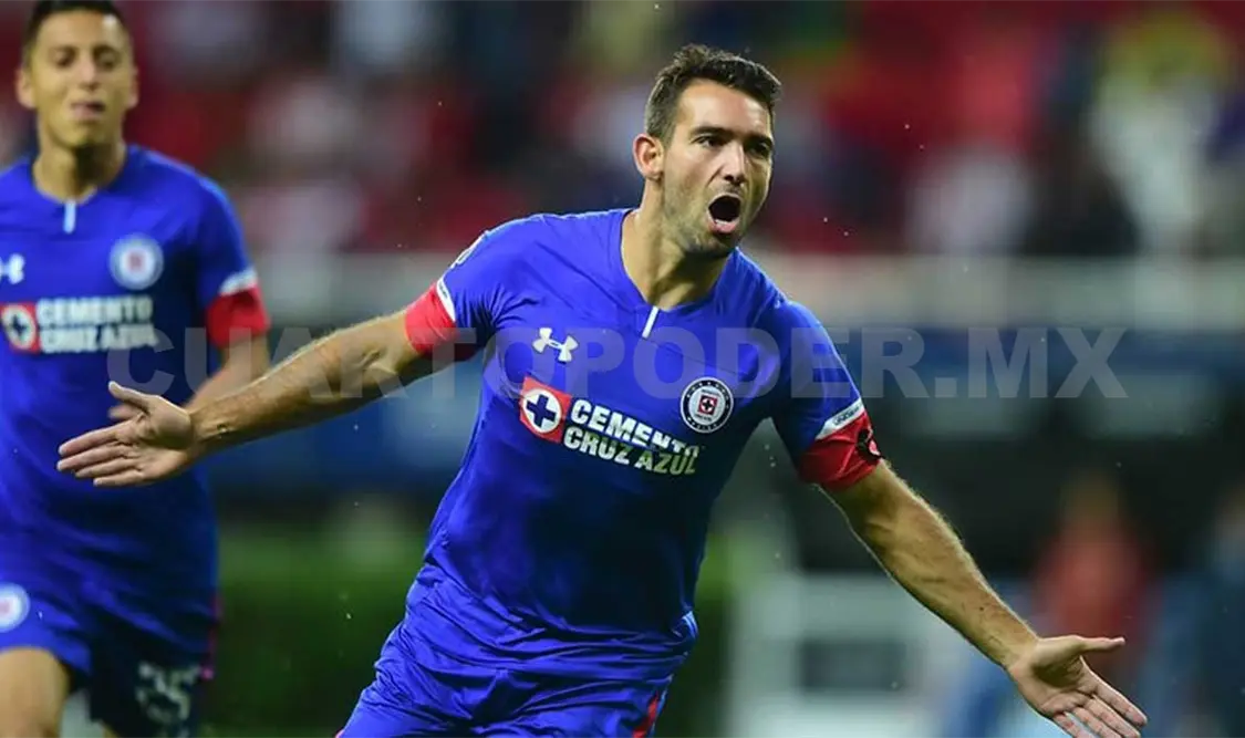 La celebración del gol de Cauteruccio. Agencias