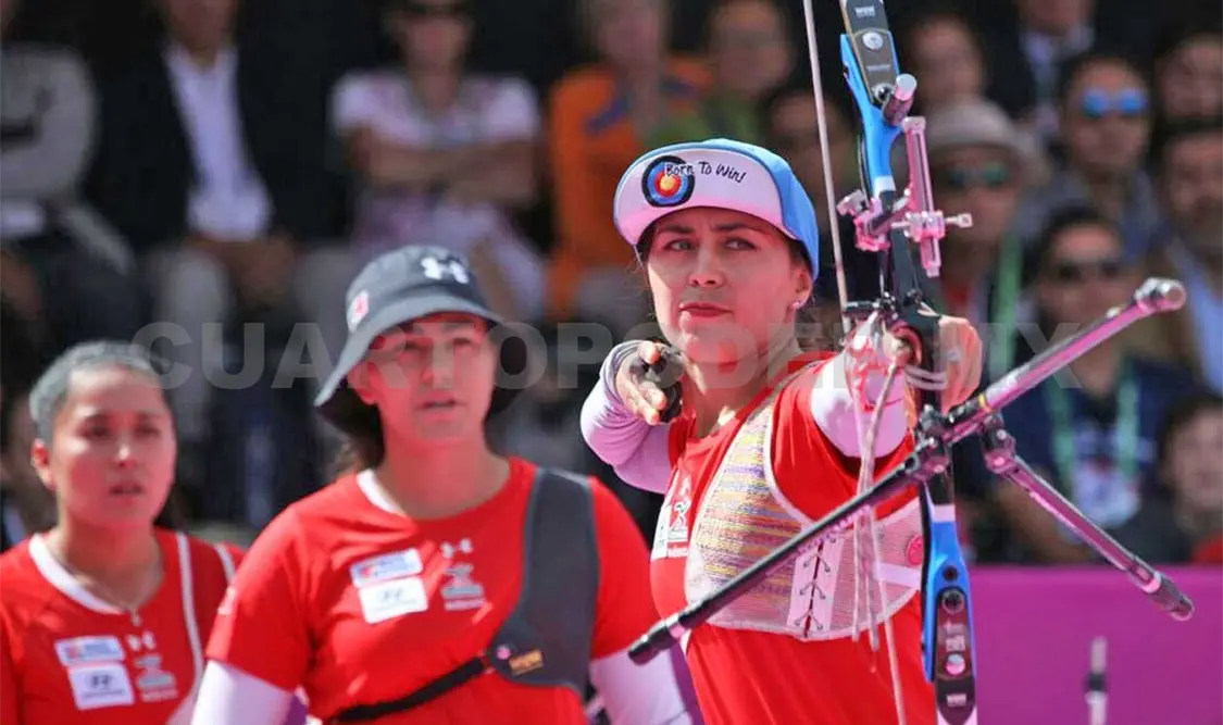 Las mexicanas dieron la medalla de oro a México en la prueba por equipo de Tiro con Arco, en los Juegos Centroamericanos y del Caribe Barranquilla 2018. Agencias