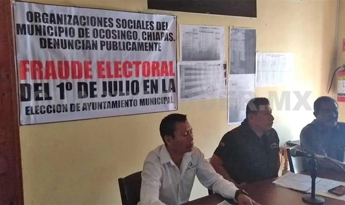 Más de 30 organizaciones denuncian fraude electoral