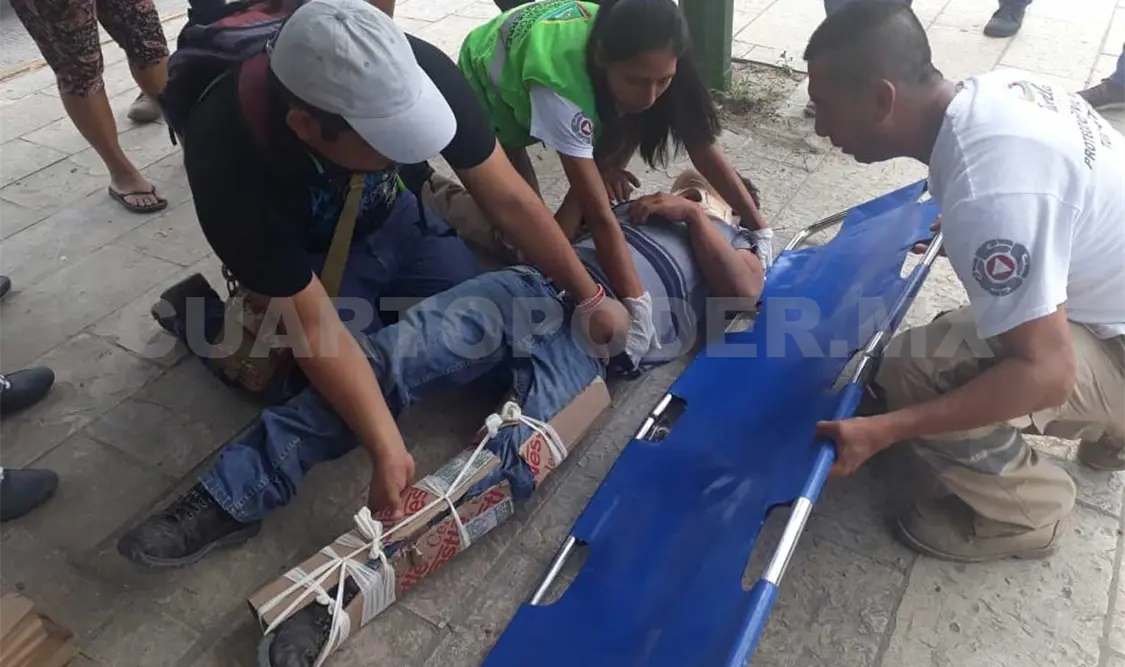 Veloz conductor embiste a peatón