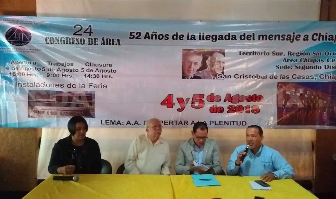 Realiza Alcohólicos Anónimos evento contra las adicciones
