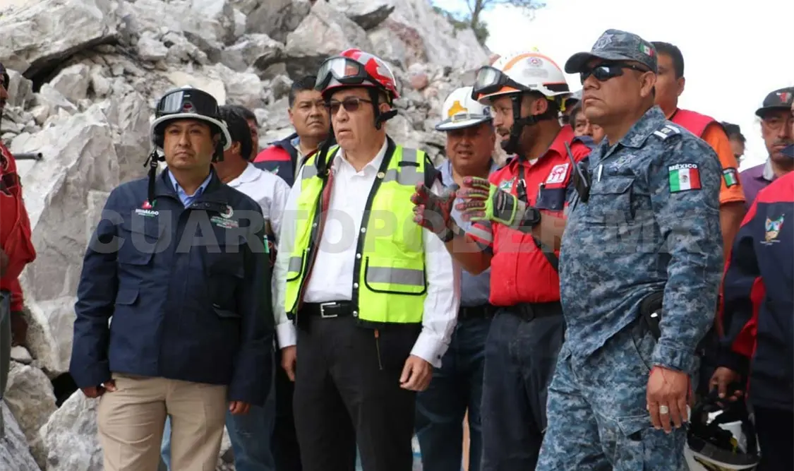 Continúan labores de rescate en mina