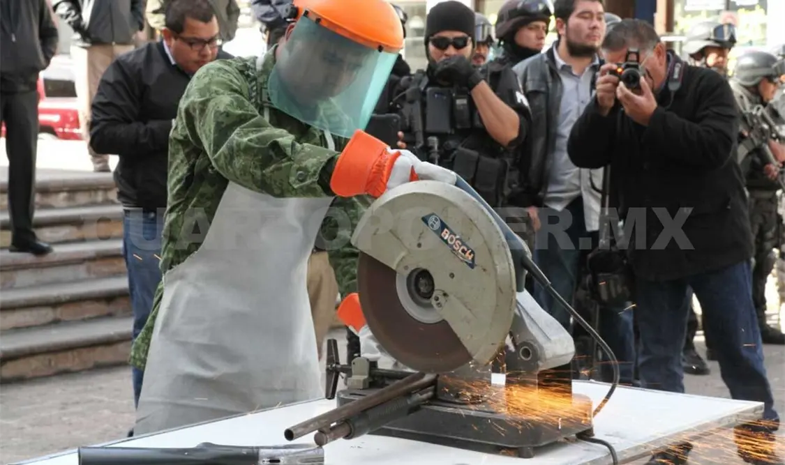 Retiran más de 630 armas en Coahuila