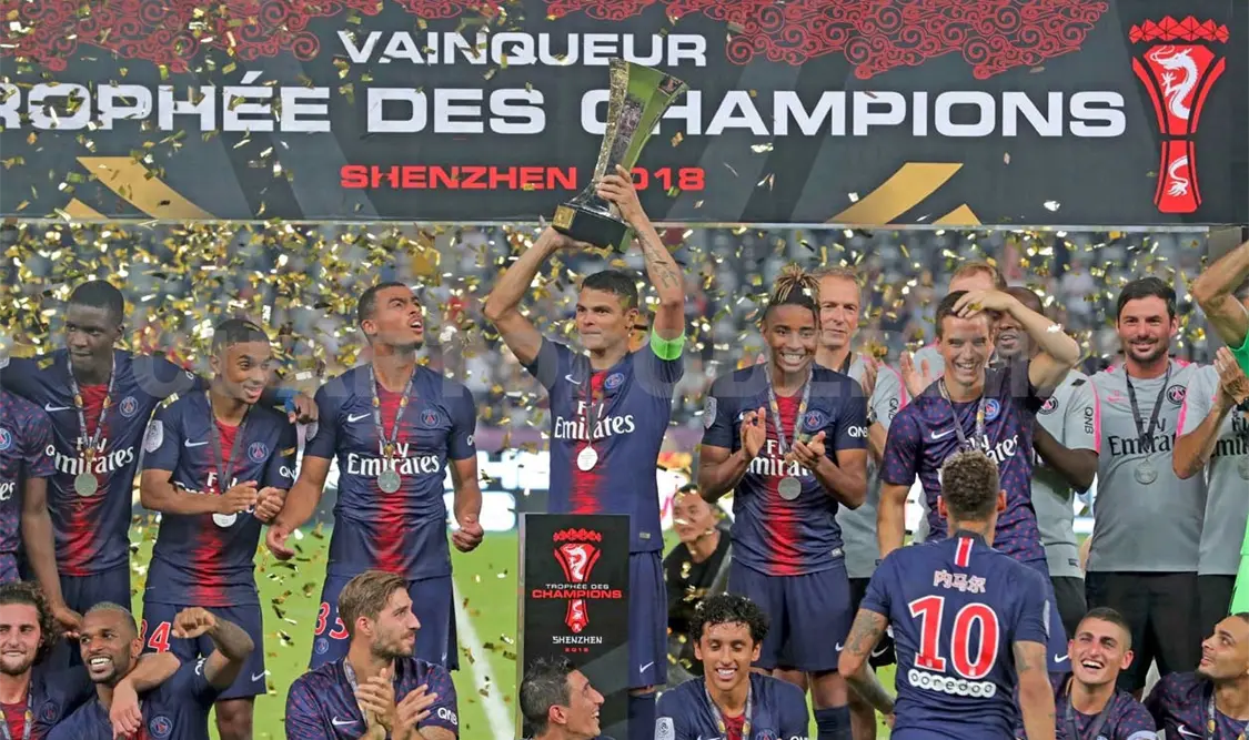 Los dirigidos por Thomas Tuchel se alzaron con su octava Supercopa de Francia. AP